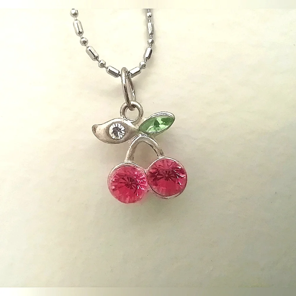 Girls' Necklace Cherries Pendant